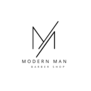 Modern Man Barber Shop Logo
